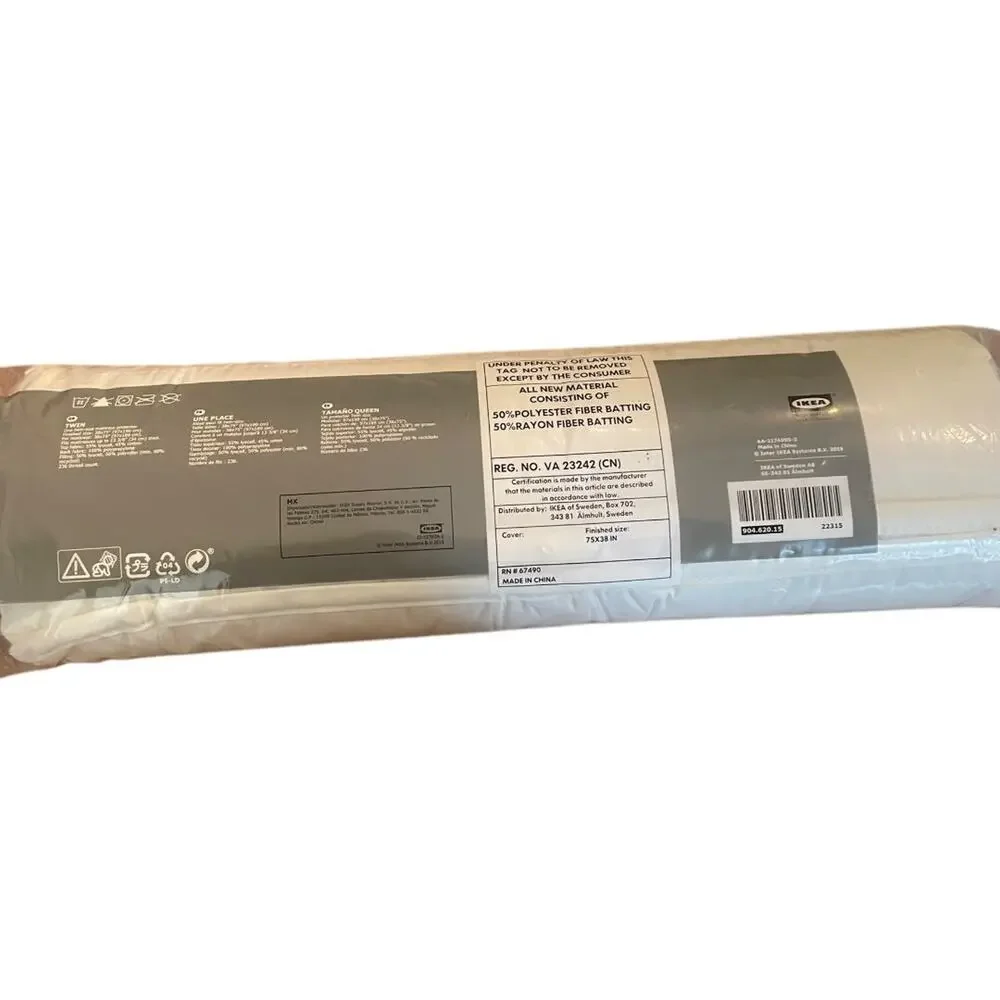 IKEA Angskorn Twin Mattress Cover NEW 75